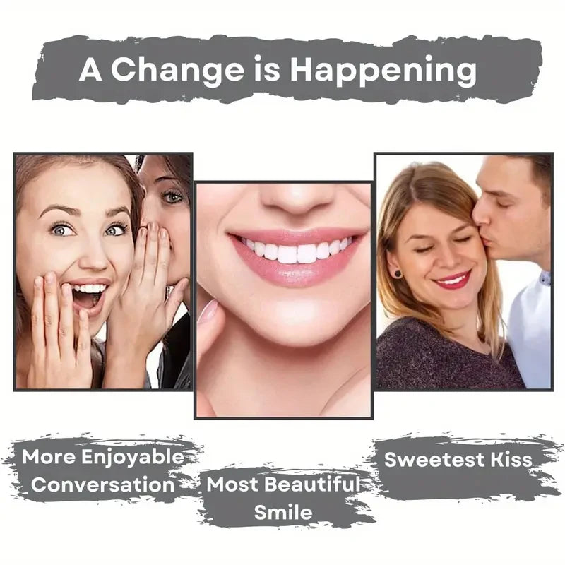 Polvo blanqueador de dientes de carbón, natural y limpieza profunda para hombres y mujeres, pasta dental diaria para aliento fresco