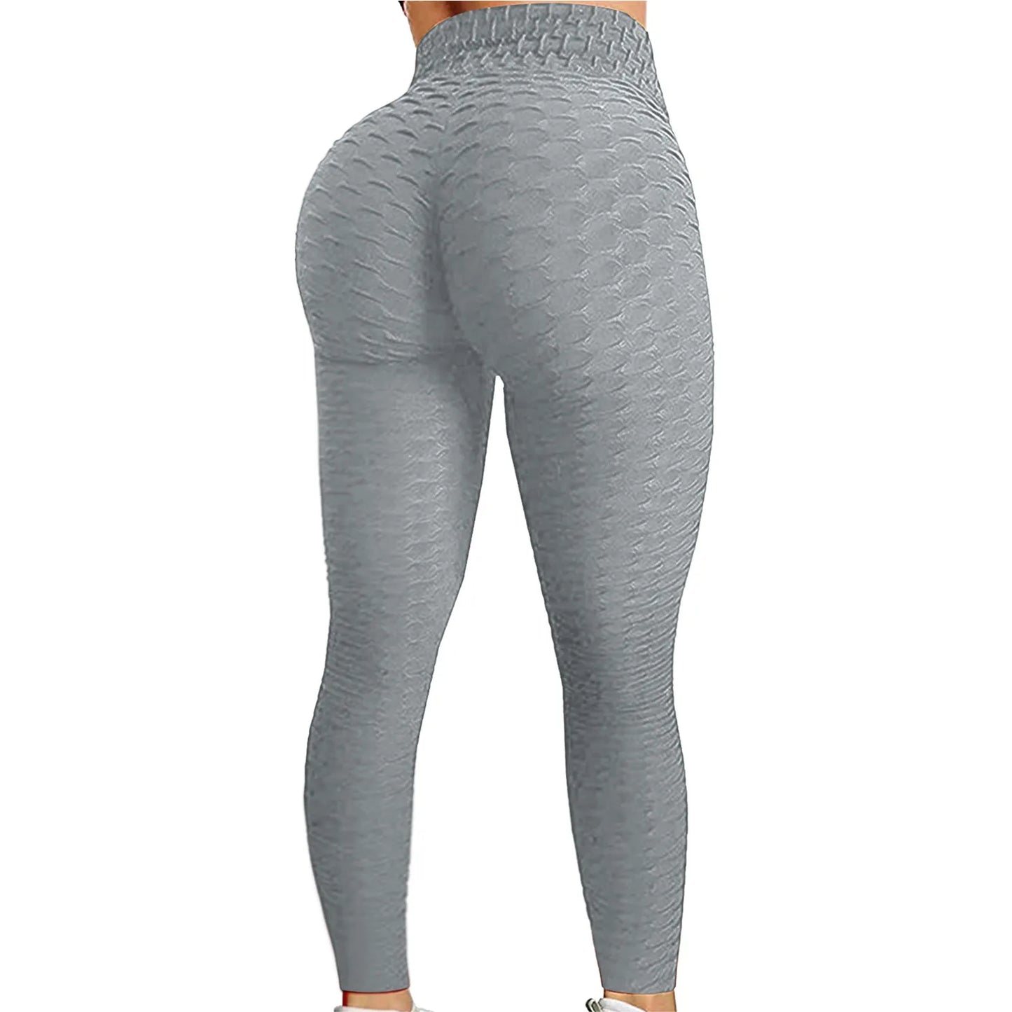 Mallas de Yoga para mujer, pantalones ajustados de cintura alta para correr, deportes de realce, gimnasio, secado rápido, trotar, correr, entrenamiento femenino, pantalones largos