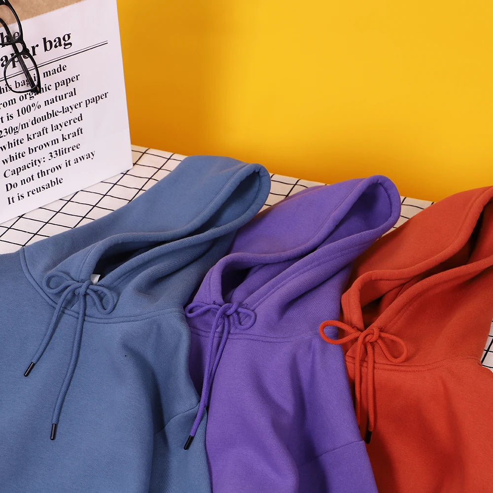 Sudadera con capucha sudadera moda Casual calle con capucha otoño ropa informal cálida mujer