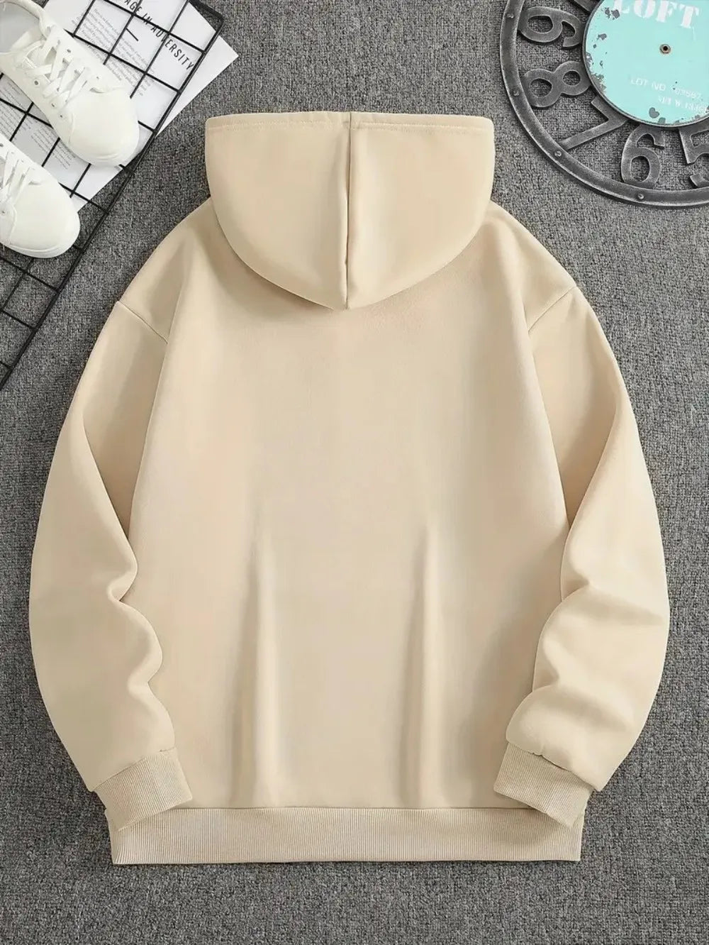 sudadera nueva moda de otoño para hombres con estampado de letras cómoda y suave Sudadera con capucha deportes urbanos al aire libre ropa casual
