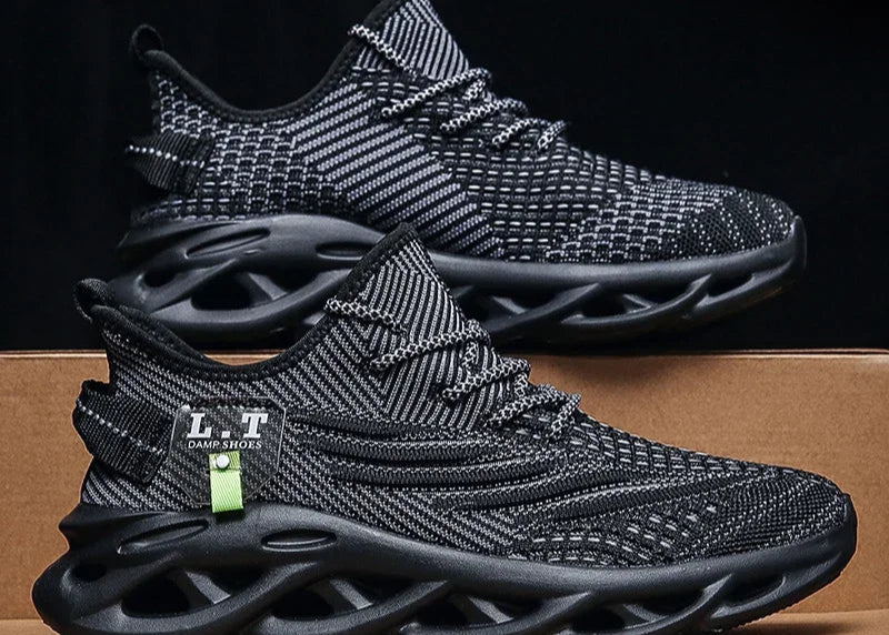 Zapatillas deportivas para correr para hombre y mujer informales, de malla transpirable para exteriores, ligeras