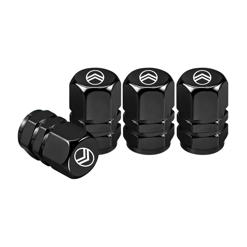 4 tapas antipolvo para válvula de neumático de rueda de coche, para Citroën Celysee C4 C3 C5 C1 C2 C6 Aircross Picasso Cactus Berlingo
