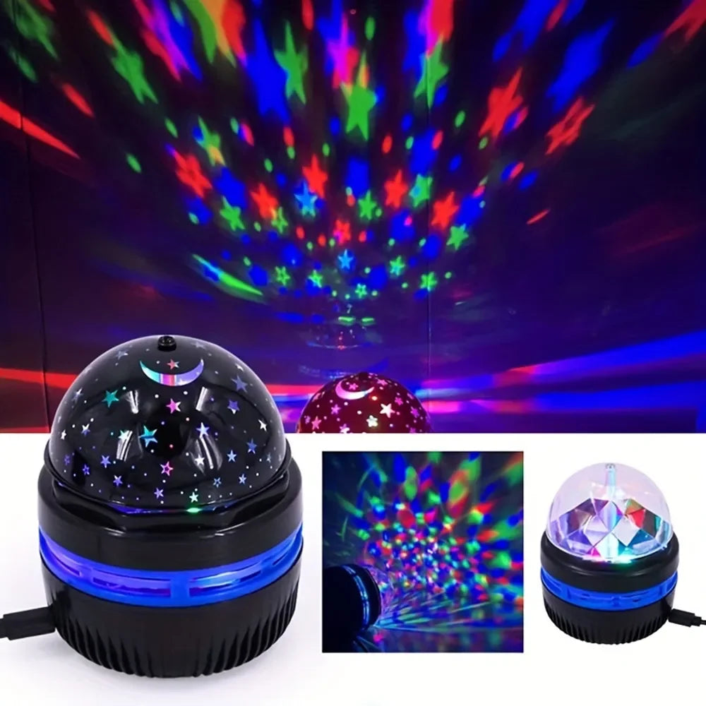 Proyector de cielo estrellado de auroras boreales, luz nocturna LED con control remoto USB, una variedad de estilos para la decoración del hogar, el dormitorio y la fiesta.