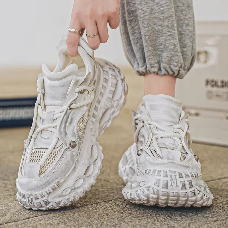zapatos casuales retro para hombre, cómodos de uso universal,tambien a prueba de golpes para correr al aire libre, entrenamiento físico, zapatillas deportivas