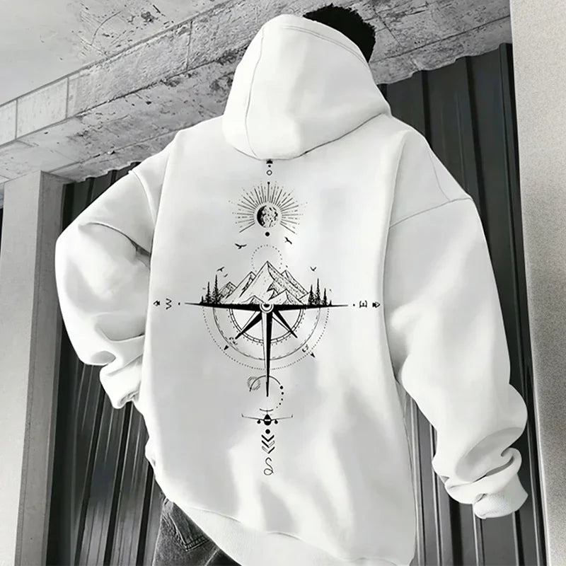 Sudaderas con capucha para hombre, sudaderas con capucha de manga larga de alta calidad, tops deportivos informales para primavera y otoño, ropa para hombre