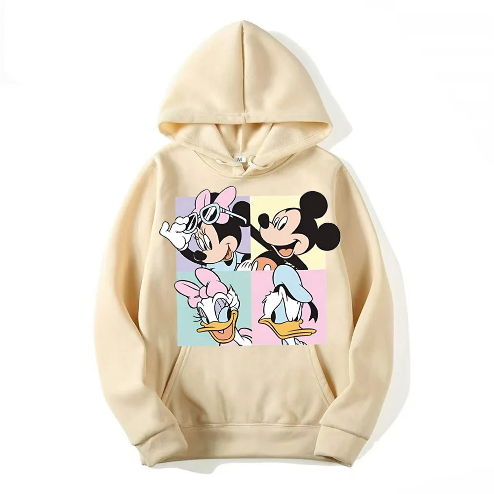 Sudadera con capucha informal para mujer, jersey condibujos animados