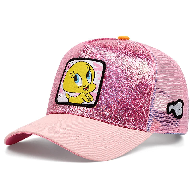 Gorra de béisbol de dibujos animados de moda