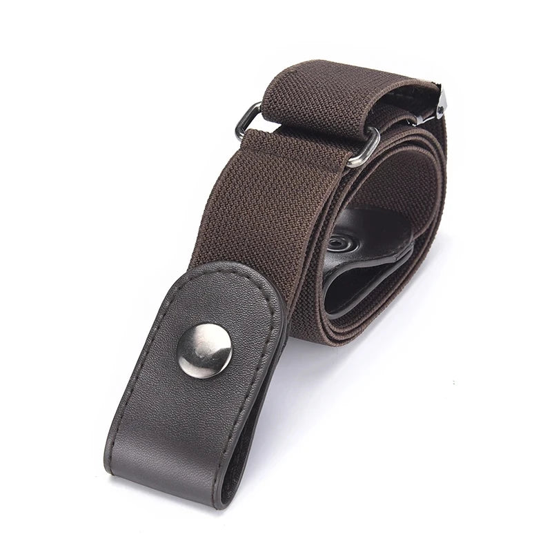 Cinturón elástico sin hebilla para mujeres/hombres