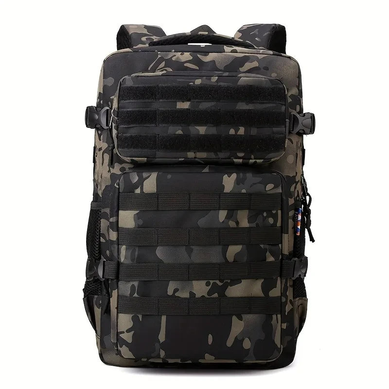 Mochilas tácticas, mochila de camuflaje para hombre, mochila para senderismo y acampada, mochila para deportes al aire libre multicapa de gran capacidad