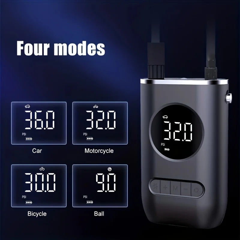 Xiaomi Portable Wireless Tire Inflator Air Compressor Pump Mini Handheld Self-Propelled Electric Tire Pump