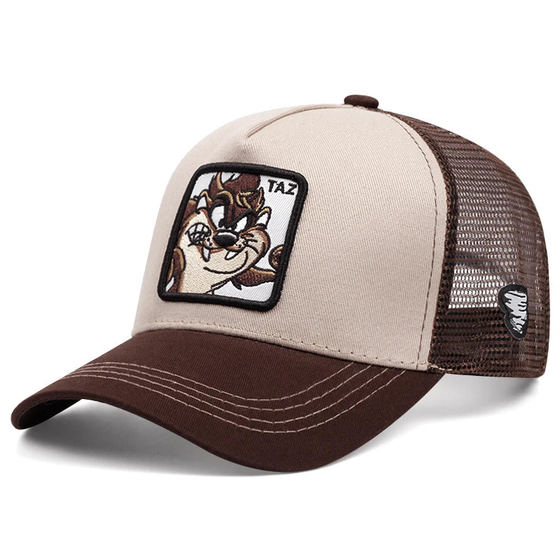 Gorra de béisbol de dibujos animados de moda