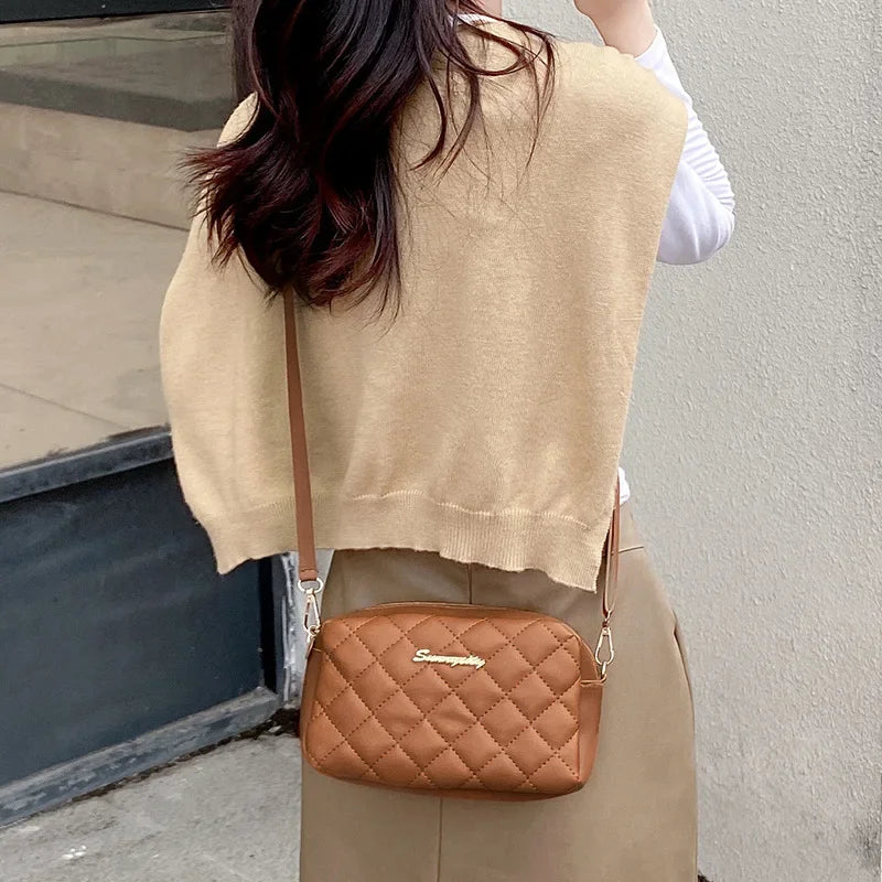 Bolso pequeño con borlas para mujer, bolso con bordado de hombro para mujer, bolso cruzado con cadena a la moda para mujer.