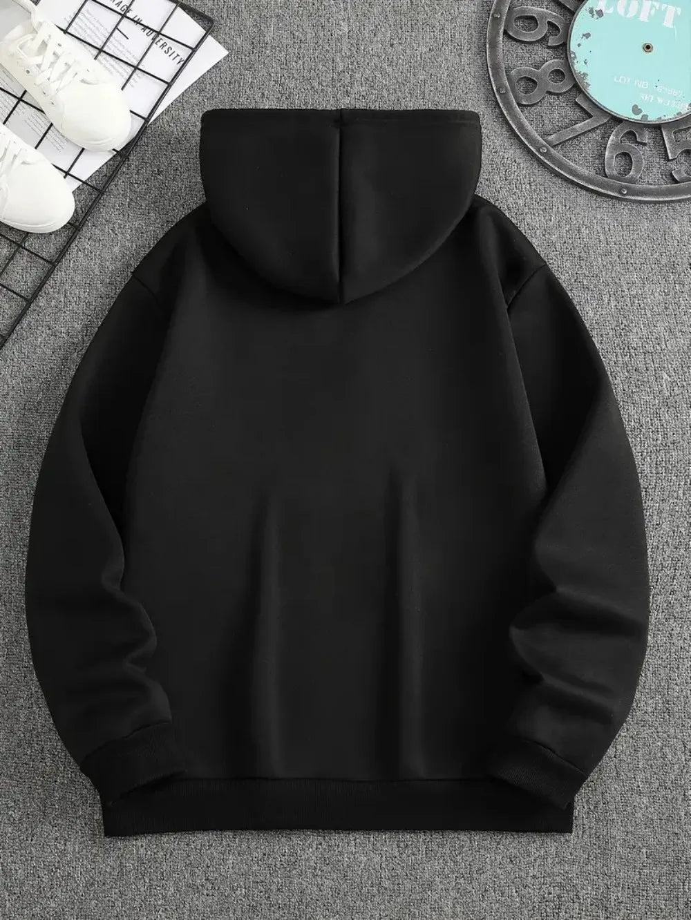 sudadera nueva moda de otoño para hombres con estampado de letras cómoda y suave Sudadera con capucha deportes urbanos al aire libre ropa casual