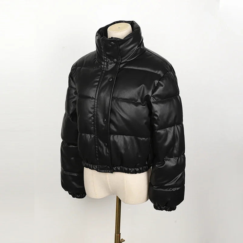 Veste en fausse fourrure noire épaisse et chaude à la mode, vestes élégantes en fausse fourrure à fermeture éclair pour femmes