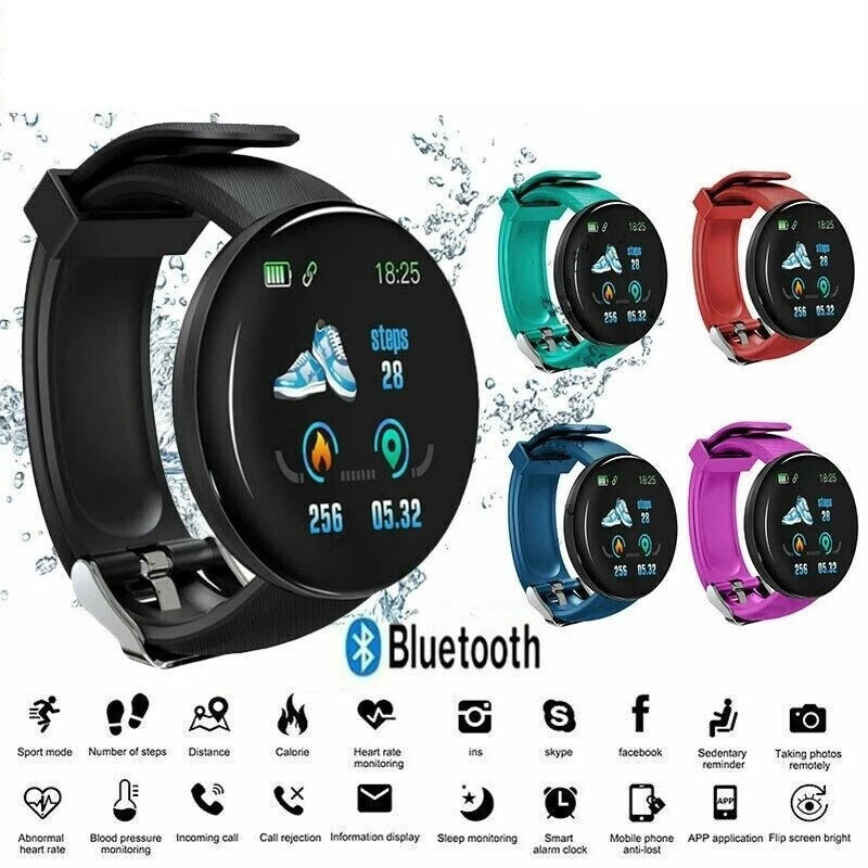 Nuevo reloj inteligente para hombres y mujeres, pulsera inteligente LED