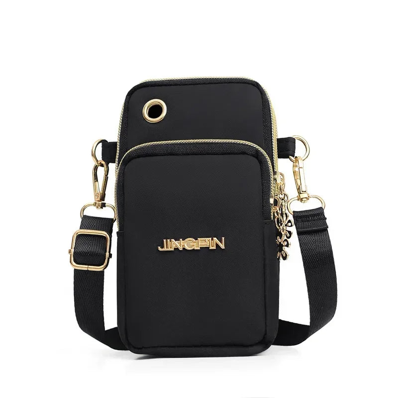 Bolso para teléfono móvil, minibolso de moda, monedero para colgar en el cuello