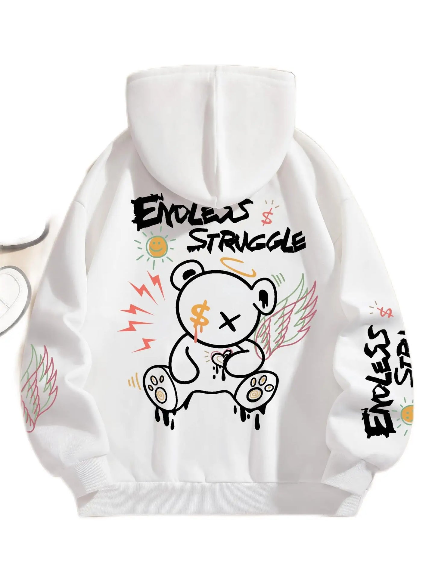 Sudaderas de calle para mujer, sudaderas con estampado, Jersey con cuello redondo, Tops cálidos de lana para mujer