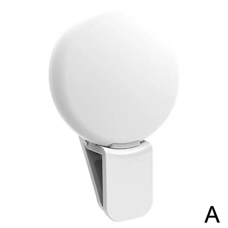 Mini luz LED para selfies, lámpara portátil para selfies en teléfono móvil, luz con clip para selfies, luz de relleno con clip para fotografía, accesorios