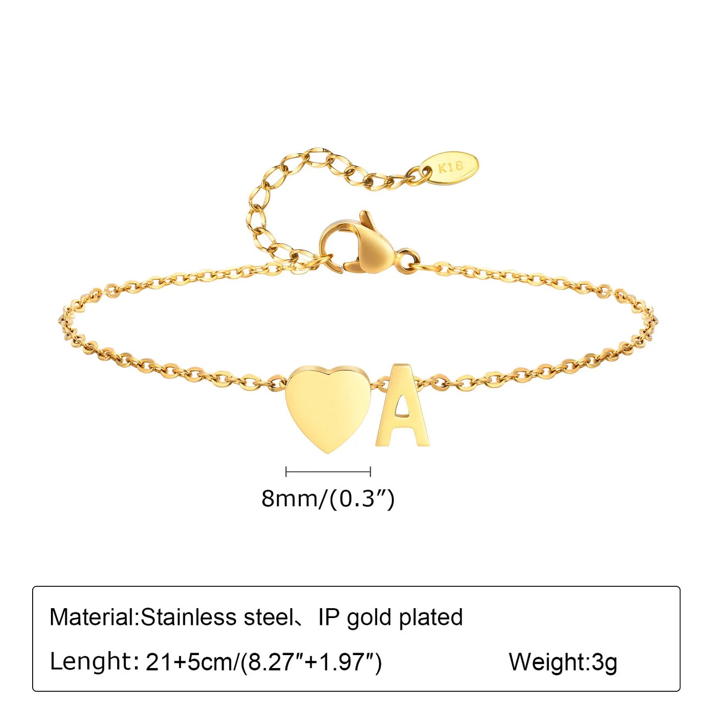 Pulsera de tobillo con perlas de acero inoxidable para mujer, cadena ajustable para el pie chapada en oro de 18 quilates, pulseras apilables para la pierna.