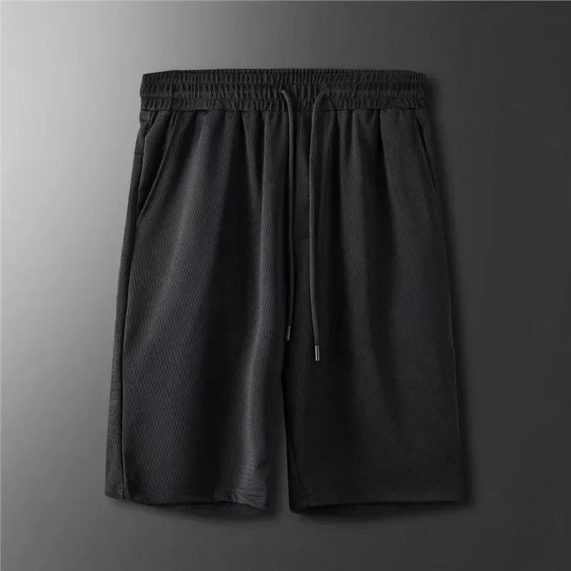 Pantalones informales de cuerpo cruzado con estampado de bloques de Color a la moda para hombre, pierna recta, ligera ,versátil y ancha
