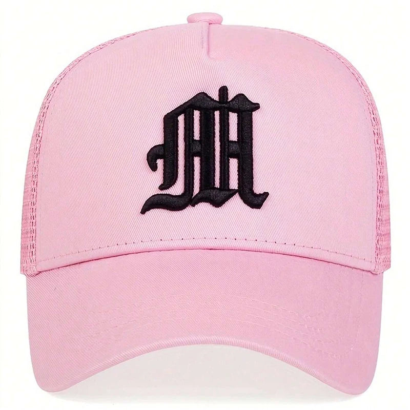 Gorras con bordado de letras Unisex, sombreros informales ajustables para exteriores