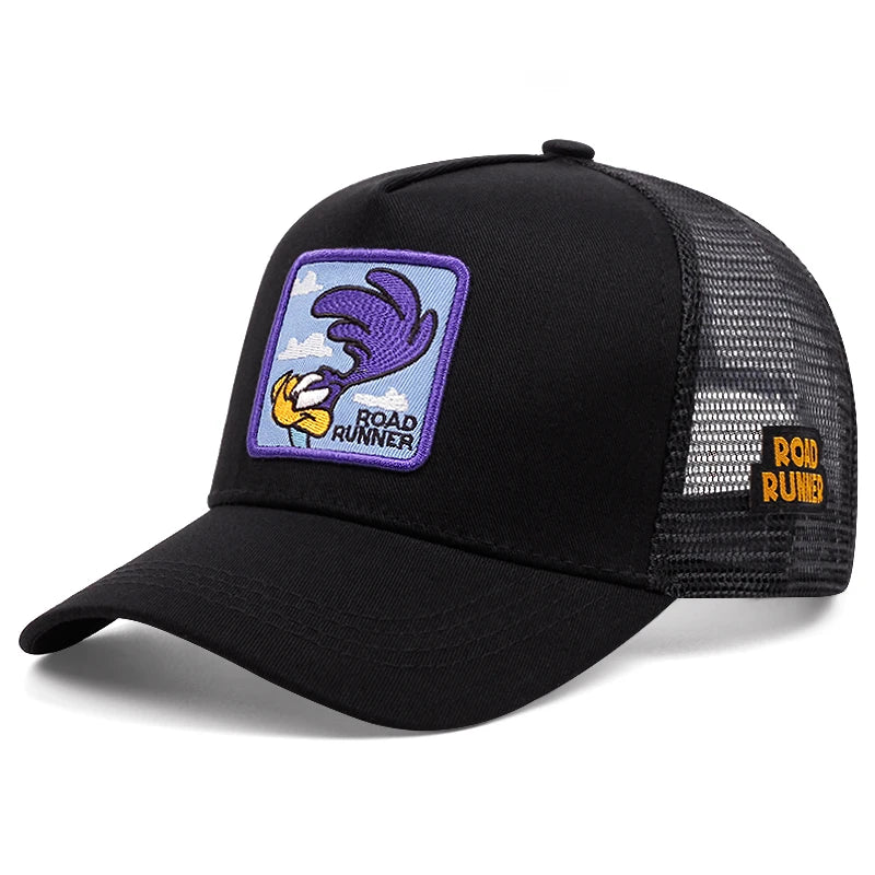 Gorra de béisbol de dibujos animados de moda