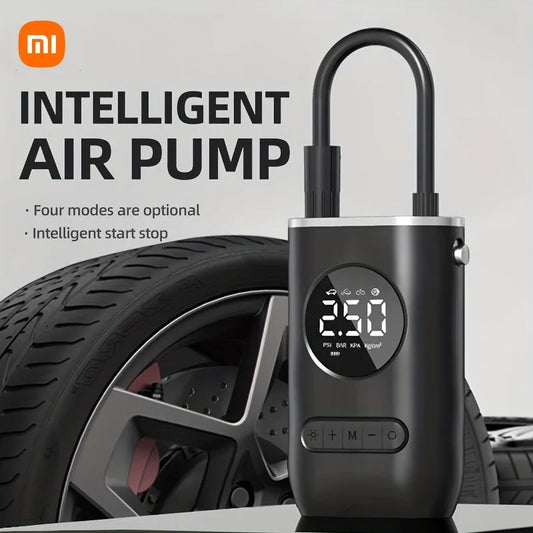 Inflador de neumáticos inalámbrico portátil, bomba de compresor de aire, Mini bomba de neumáticos eléctrica autopropulsada de mano