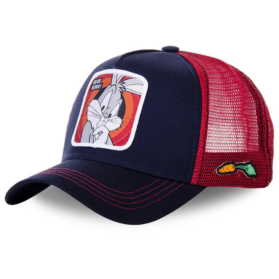 Gorra de béisbol de dibujos animados de moda