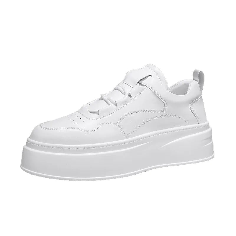 Zapatos con plataforma alta parte inferior gruesa para hombre.
