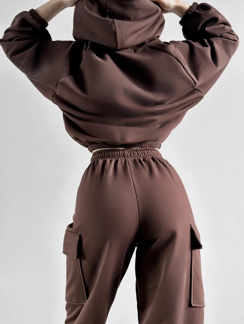 Ensemble sweat à capuche et pantalon pour femme, ensemble 2 pièces, vêtements pour femmes