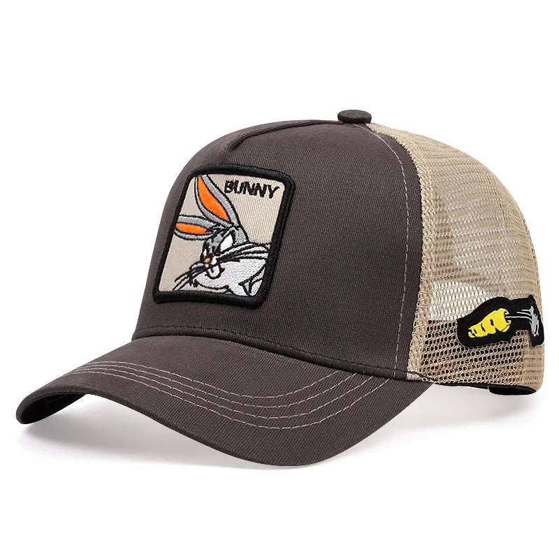 Gorra de béisbol de dibujos animados de moda