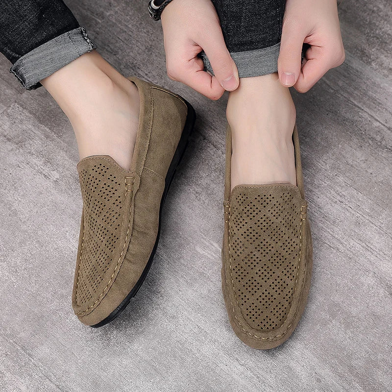 Chaussures décontractées pour hommes, respirantes, légères et polyvalentes, version coréenne de chaussures pour hommes, chaussures de sport à plateforme