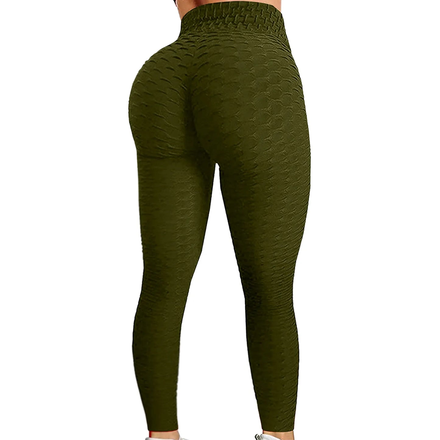 Mallas de Yoga para mujer, pantalones ajustados de cintura alta para correr, deportes de realce, gimnasio, secado rápido, trotar, correr, entrenamiento femenino, pantalones largos