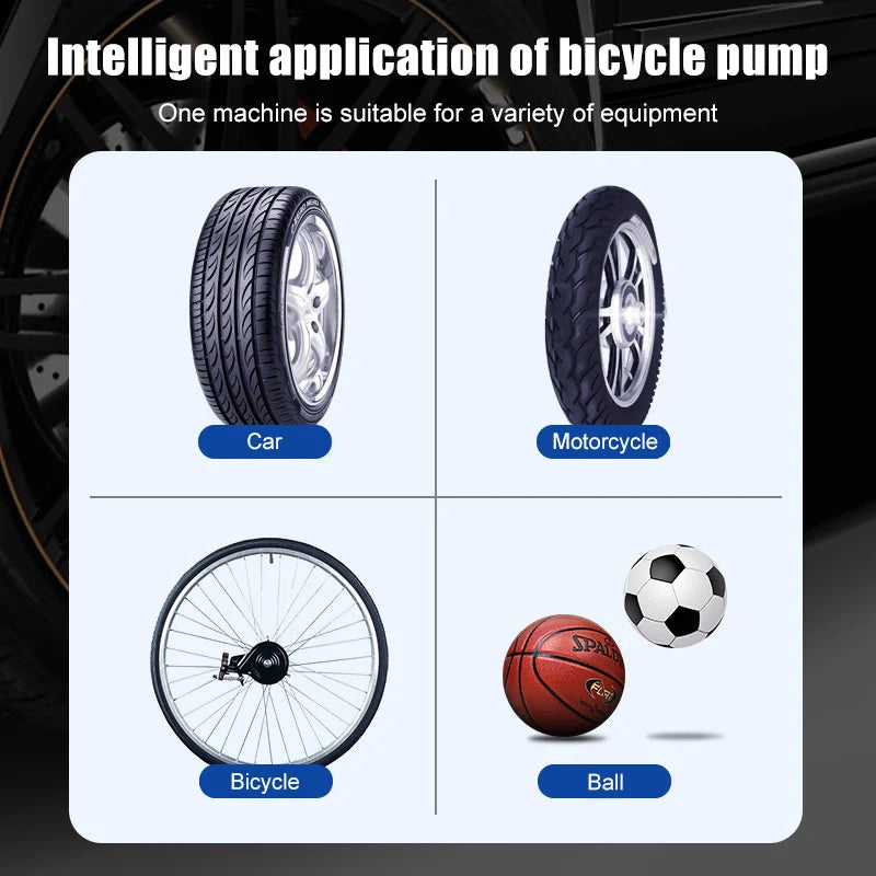 Xiaomi Portable Wireless Tire Inflator Air Compressor Pump Mini Handheld Self-Propelled Electric Tire Pump