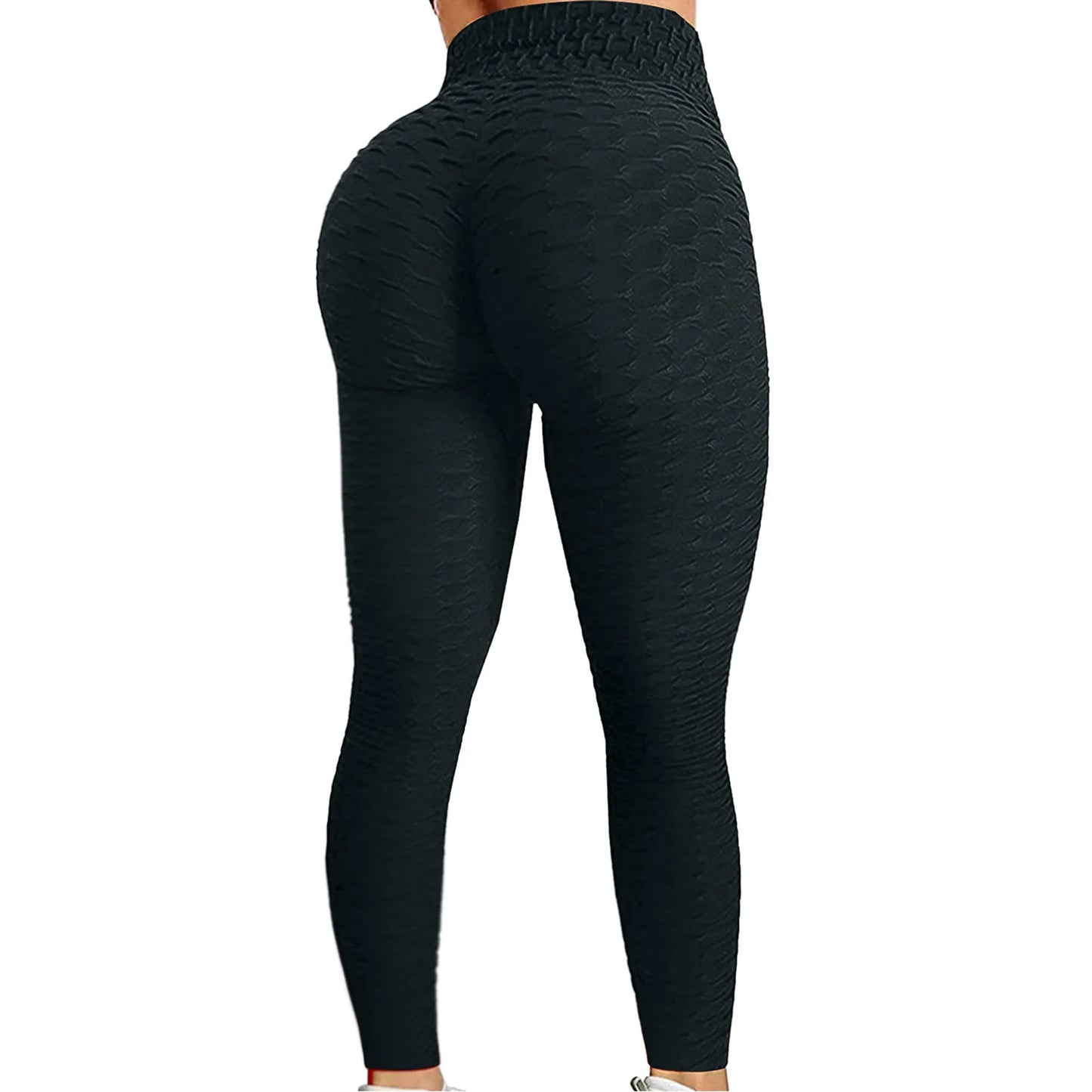 Mallas de Yoga para mujer, pantalones ajustados de cintura alta para correr, deportes de realce, gimnasio, secado rápido, trotar, correr, entrenamiento femenino, pantalones largos
