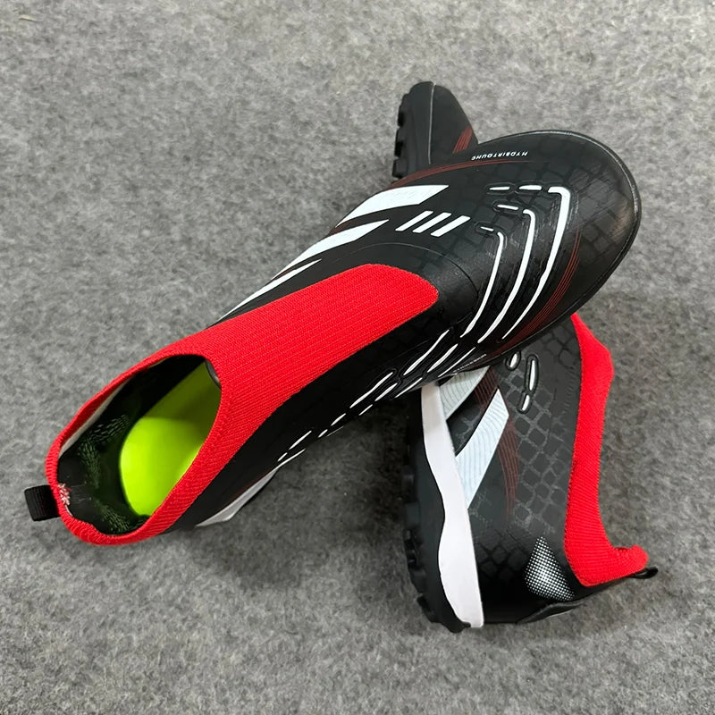 Botas de fútbol, para entrenamiento en interiores, antideslizantes, ultraligeras