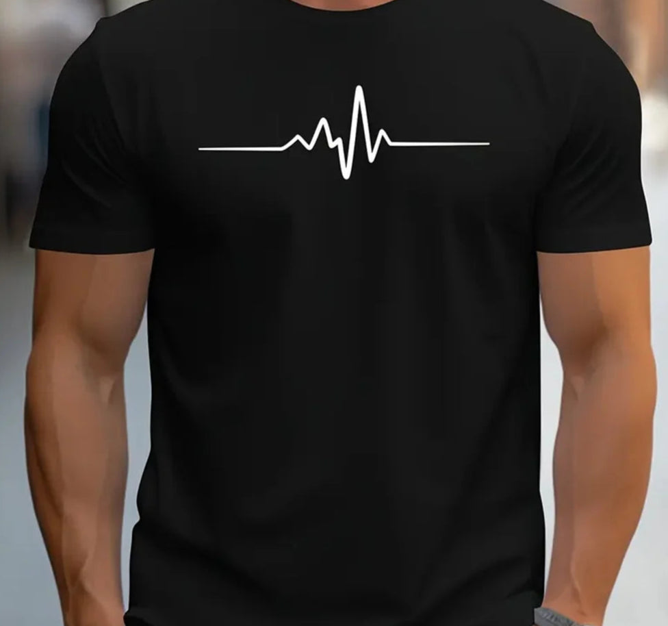 Camiseta de moda de verano con estampado para hombre