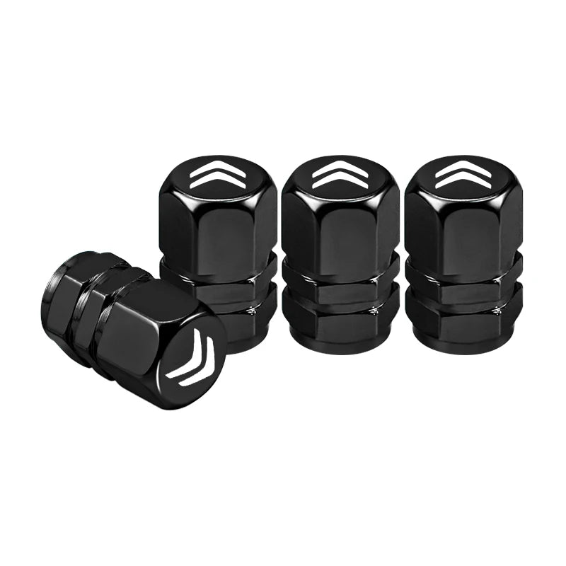 4 tapas antipolvo para válvula de neumático de rueda de coche, para Citroën Celysee C4 C3 C5 C1 C2 C6 Aircross Picasso Cactus Berlingo