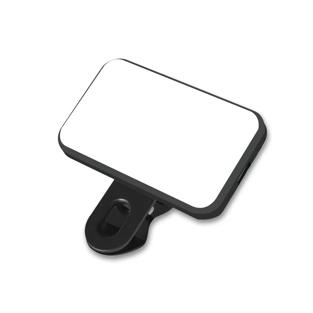 Mini luz de relleno para selfies, recargable, 3 modos de color, brillo ajustable, clip para teléfonos móviles, computadoras, fotografía, luces LED