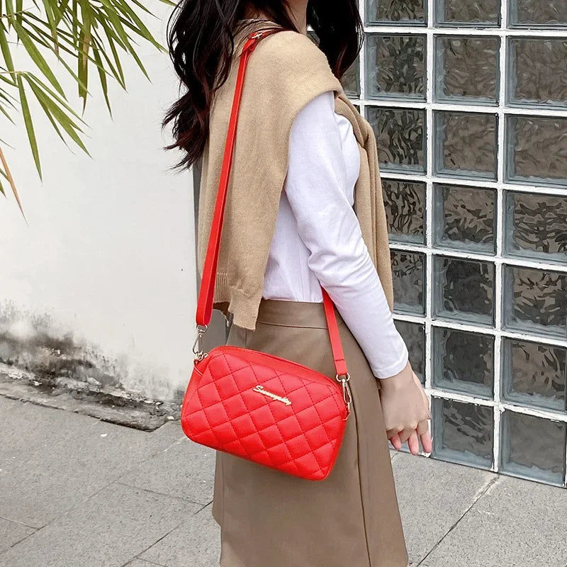 Bolso pequeño con borlas para mujer, bolso con bordado de hombro para mujer, bolso cruzado con cadena a la moda para mujer.