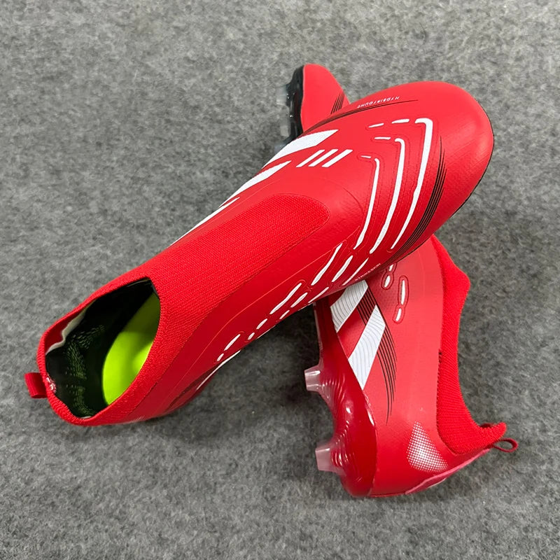 Botas de fútbol, para entrenamiento en interiores, antideslizantes, ultraligeras