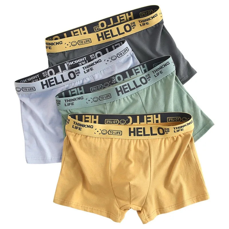 6 piezas de ropa interior para hombre, calzoncillos de algodón puro para hombre, calzoncillos tipo bóxer transpirables, cómodos y suaves