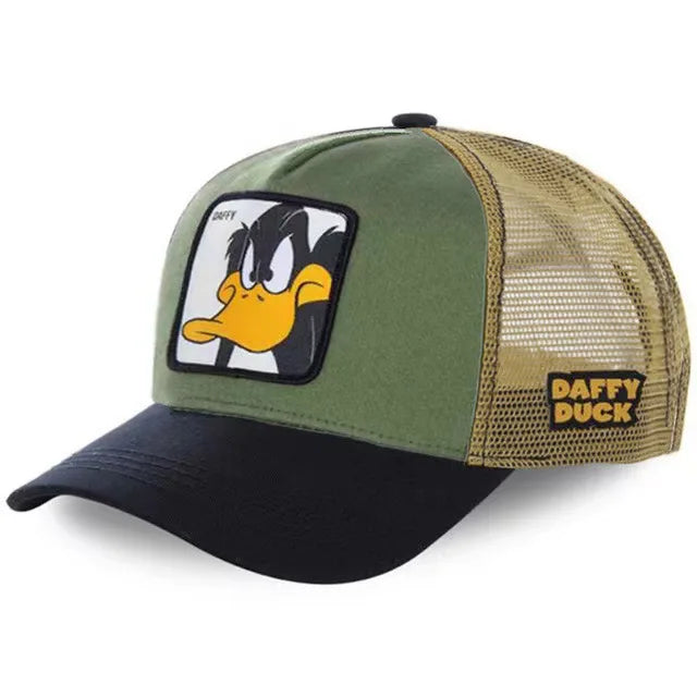 Gorra de béisbol de dibujos animados de moda