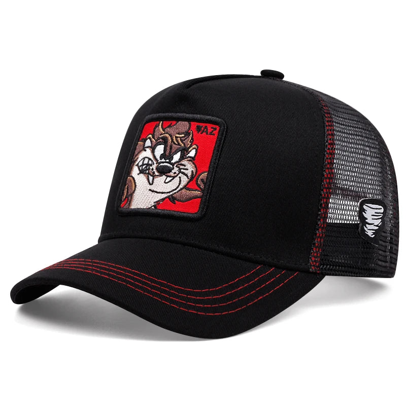 Gorra de béisbol de dibujos animados de moda
