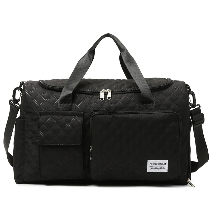 Bolso de viaje de moda, bolso de mano de gran capacidad, bolso de mano para hombre y mujer, bolso de hombro para exteriores, bolso deportivo impermeable para gimnasio.