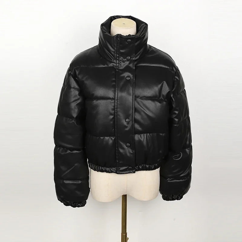 Veste en fausse fourrure noire épaisse et chaude à la mode, vestes élégantes en fausse fourrure à fermeture éclair pour femmes