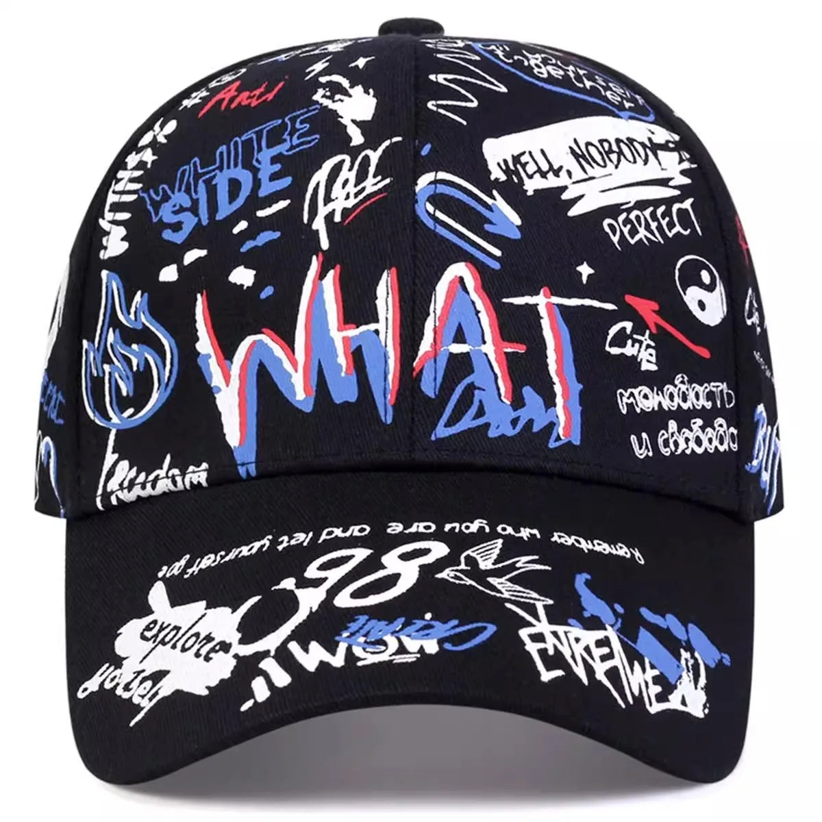 gorras de béisbol de tendencia de personalidad para hombres y mujeres