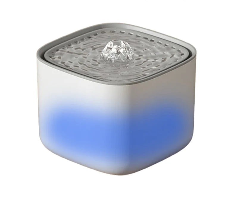 Fuente de agua para mascotas de 3 l , bebedero automático de inducción con circulación y filtro para gatos, dispensador de agua eléctrico silencioso con USB.