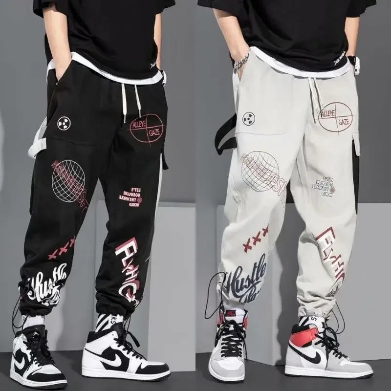 Pantalones cargo de moda para hombre, estilo japonés, para jóvenes, versátiles, con múltiples bolsillos, holgados, casuales, para hombre