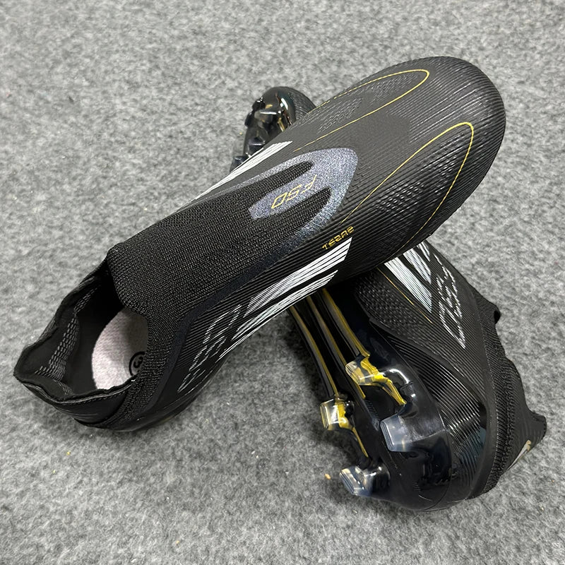 Botas de fútbol para hombre y mujer, originales, con tacos, para entrenamiento en interiores, antideslizantes, ultraligeras, FG/TF